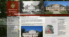 Desktop Screenshot of herrenhaus-rothspalk.de