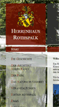 Mobile Screenshot of herrenhaus-rothspalk.de