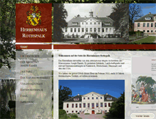 Tablet Screenshot of herrenhaus-rothspalk.de